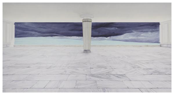 Dyndo Wiktor - State of Crisis V, 2023, oil canvas, 160x300cm - [fot Adam Gut] 2000px