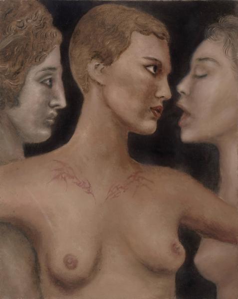 Agata Słowak, Miłostki _ Crushes, 2022, Olej na płótnie _ Oil on canvas, 50 x 40 cm, fot. Marek Gardulski