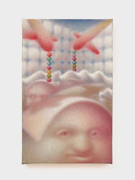 miłość, Diorama Day-to-Day, Kate Burling, 2026, oil on canvas, 40x25cm1 - aleksandra moras