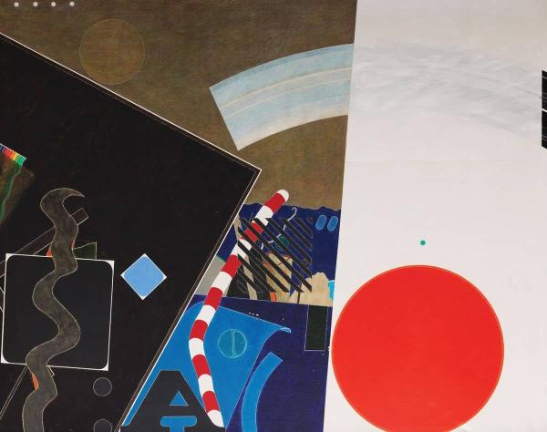 Ciacek. Włodzimierz Jan Zakrzewski, Bez tytułu_ Untitled, 1979, technika mieszana na płótnie_ mixed media on canvas, 120 x 150 cm - Małgorzata Ciacek